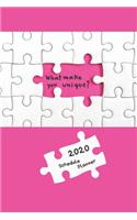 2020 Schedule Planner: Schedule & Notes Organizer - Calendar & Diary - Tel Info & Password Log - Perfect Size 6x9 inches - 128 Pages(45 Cool Planners)