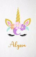 Alyssa A5 Lined Notebook 110 Pages