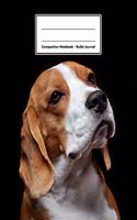 Composition Notebook - Bullet Journal: Beagle - 109 pages 8.5"x11" - Dotted Journal - Grid Notebook - Gift For Kids Teenager Adult Teacher Student - Journal - Dog Lover