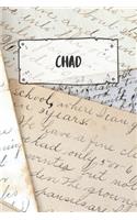 Chad: Ruled Travel Diary Notebook or Journey Journal - Lined Trip Pocketbook for Men and Women with Lines