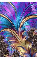 Fantastic Fractal Journal 51: Take Notes, Write Down Memories in this 150 Page Lined Journal