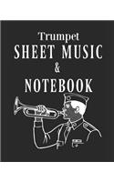 Trumpet Sheet Music & Notebook