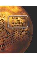 Blank Sheet Music Composition Notebook