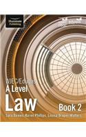 WJEC/Eduqas Law for A Level: Book 2