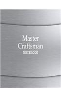 Master Craftsman Notebook: 1/4 Inch Dot Grid Graph Ruled