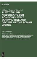 Philosophie, Wissenschaften, Technik. Philosophie (Systematische Themen; Indirekte Uberlieferungen; Allgemeines; Nachtrage)