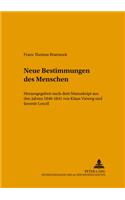 Neue Bestimmung Des Menschen