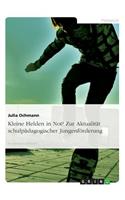 Kleine Helden in Not? Zur Aktualität schulpädagogischer Jungenförderung