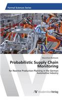 Probabilistic Supply Chain Monitoring: (English)