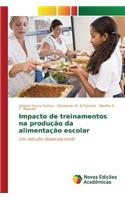 Impacto de treinamentos na produção da alimentação escolar