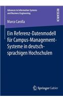 Ein Referenz-Datenmodell für Campus-Management-Systeme in deutschsprachigen Hochschulen