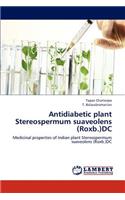 Antidiabetic plant Stereospermum suaveolens (Roxb.)DC