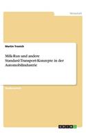 Milk-Run und andere Standard-Transport-Konzepte in der Automobilindustrie: (German)