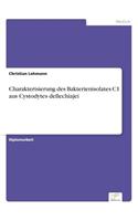 Charakterisierung des Bakterienisolates C1 aus Cystodytes dellechiajei