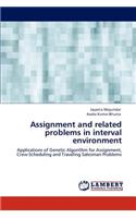 Assignment and related problems in interval environment