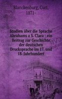STUDIEN  BER DIE SPRACHE ABRAHAMS A S.