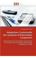 Adaptation Contextuelle Des Systèmes d'Information Coopératifs