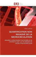 Quantification Non Invasive de la Microcirculation
