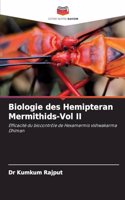 Biologie des Hemipteran Mermithids-Vol II