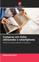 Compras em linha utilizando o smartphone