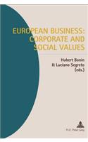 European Business: Corporate and Social Values