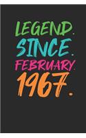 Legend Since February 1967