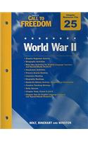 Holt Call to Freedom Chapter 25 Resource File: World War II