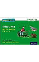 Read Write Inc. Phonics: Will's net (Green Set 1A Storybook 3)
