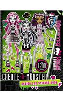 Monster High: Create-A-Monster Design Lab Sticker Book