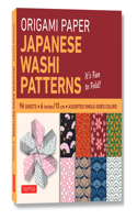 Origami Paper - Japanese Washi Patterns - 6 - 96 Sheets