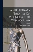 Preliminary Treatise On Evidence at the Common Law