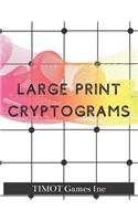 Large Print Cryptograms