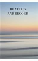 Boat Log and Record: Boating Trip Record and Expense Tracker