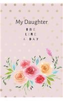 My Daughter One Line A Day