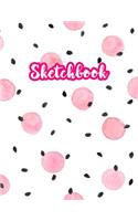 Sketchbook: Cute Drawing Note Pad and Sketch Book for Kids, Girls and Adult - Large 8.5 x 11 Matte Cover with White Interior (Perfect for Sketching, Coloring, W