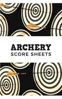 Archery Score Sheets