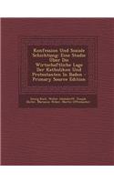 Konfession Und Soziale Schichtung