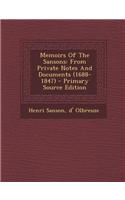 Memoirs of the Sansons