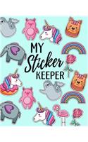 My Sticker Keeper: Blank Permanent Sticker Book