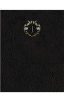 Monogram "J" Grid Sketchbook