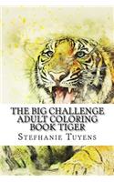 BIG Challenge Adult Coloring Book Tiger