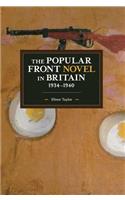 Popular Front Novel in Britain, 1934-1940