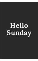 Hello Sunday: Lined notebook