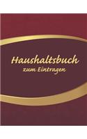 Haushaltsbuch zum Eintragen