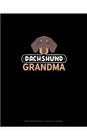 Dachshund Grandma: Graph Paper Notebook - 0.25 Inch (1/4") Squares