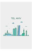 Tel Aviv Minimalist Travel Notebook [Lined] [6x9] [110 pages]