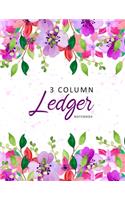 3 Column Ledger Notebook
