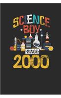 Science Boy Since 2000: Graph Ruled Notebook / Journal (6" X 9" - 5 X 5 Graph Ruled) - Science Student and Scientist Birthday Gift Idea