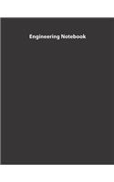 Engineering Notebook, Softcover (paperback), Full Grid, 8.5x11 inches, 108 pages