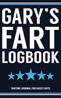 Gary's Fart Logbook Farting Journal For Gassy Guys